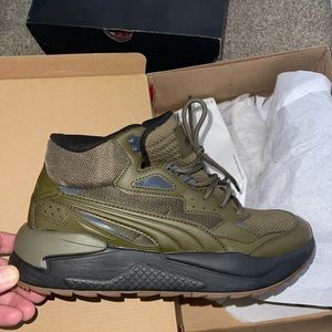 Puma - Xray Speed Mid WTR - Deep Olive Ebony Black  10.5 - NEW